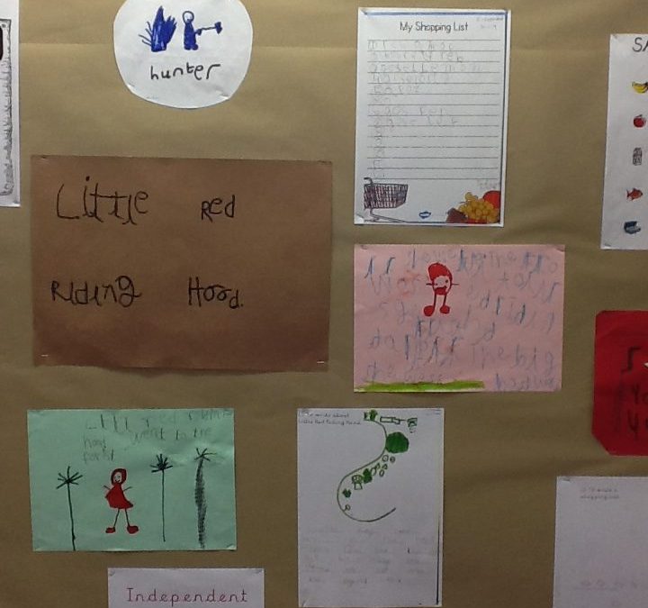 Daisy Class writes about Little Red Riding Hood.