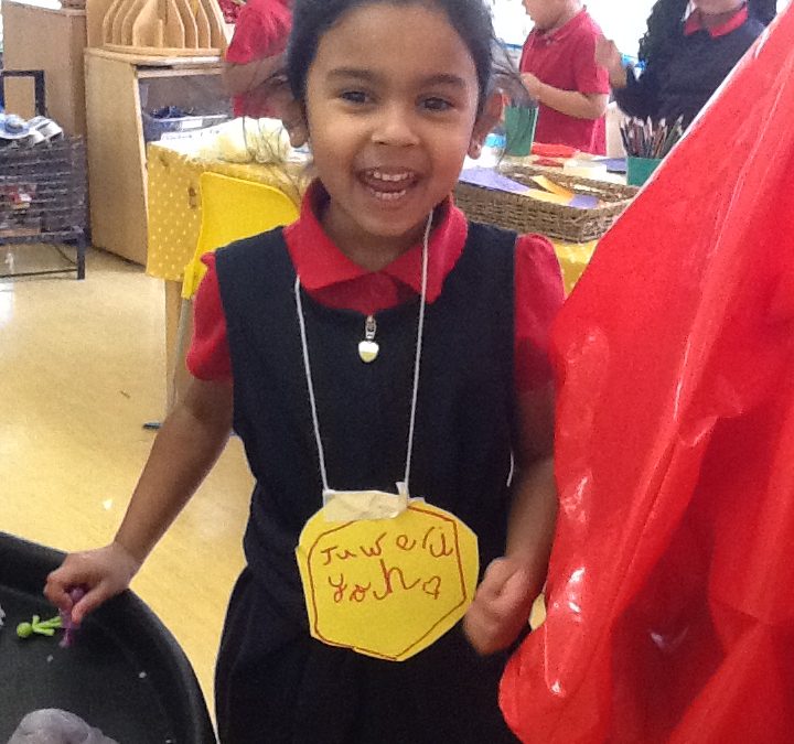 Making Badges in Daisy Class
