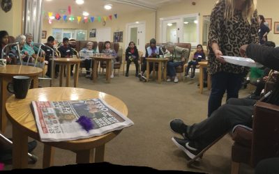 Arts Council visit Duncan Court