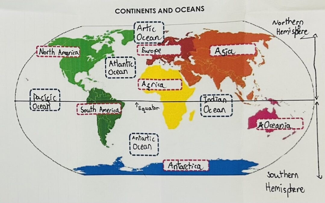 Continents, Oceans and more