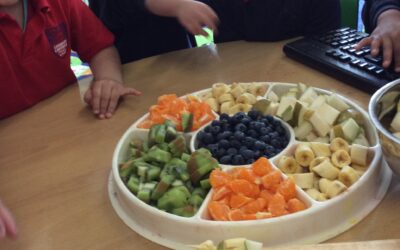 Reception get fruity with pattern!