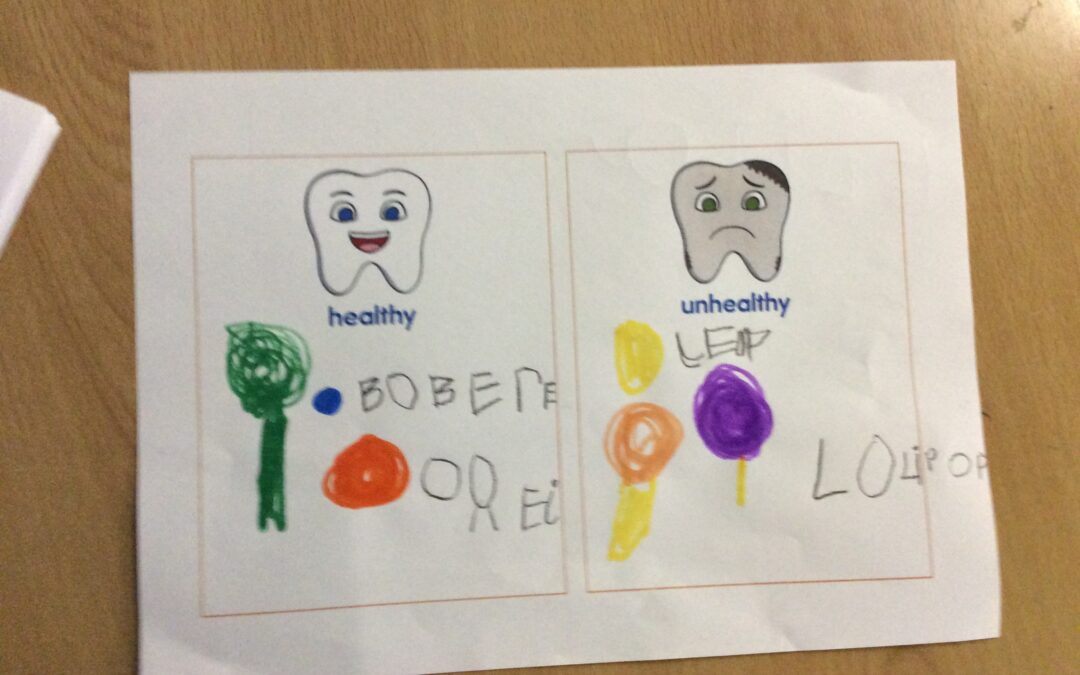 Hamilton Class are learning all about healthy teeth.