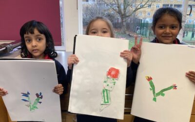 Flower Collage with year 1